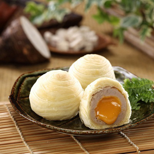 Bánh Khoai Môn Trứng Muối Tan Chảy Banh khoai mon trung chay Topcake