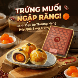 Banh dau do trung muoi Yu Jan Shin