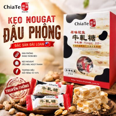 Keo nougat dau phong Chiate