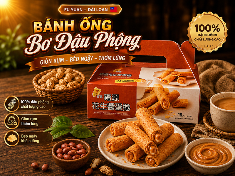 Banh ong bo dau phong Fu Yuan