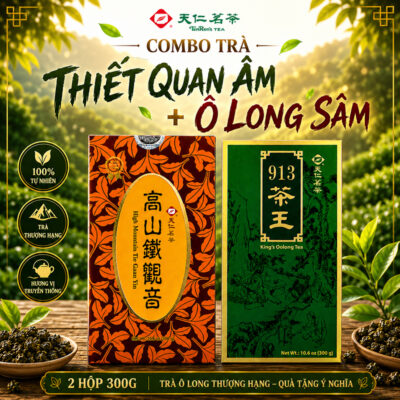Combo Trà Thiết Quan Âm Cao Sơn & Trà Ô Long 913 Ten Ren